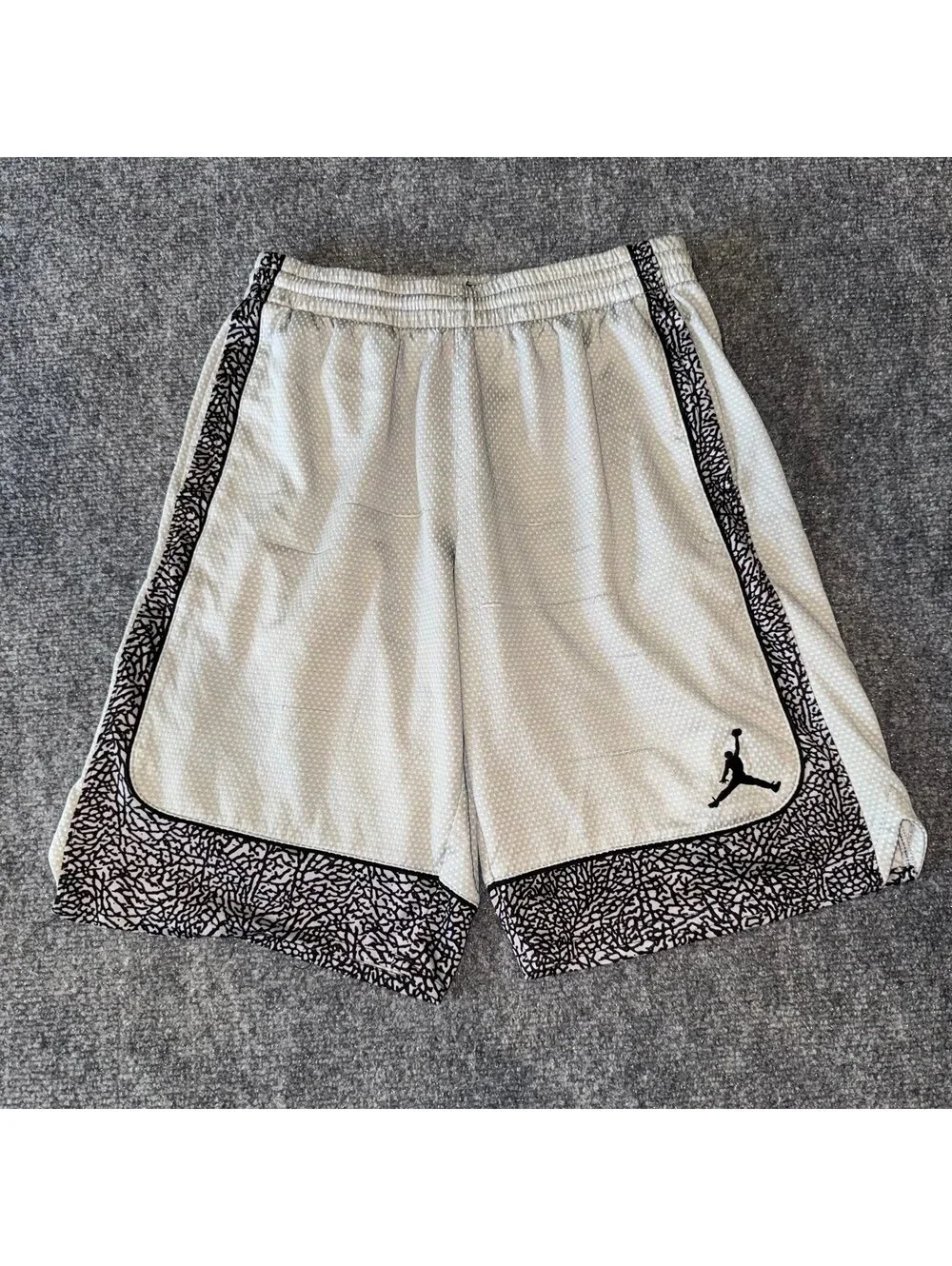 Nike Air Jordan Baggy Mesh Hoop Shorts Mens XS Vtg y2k 90s Rare